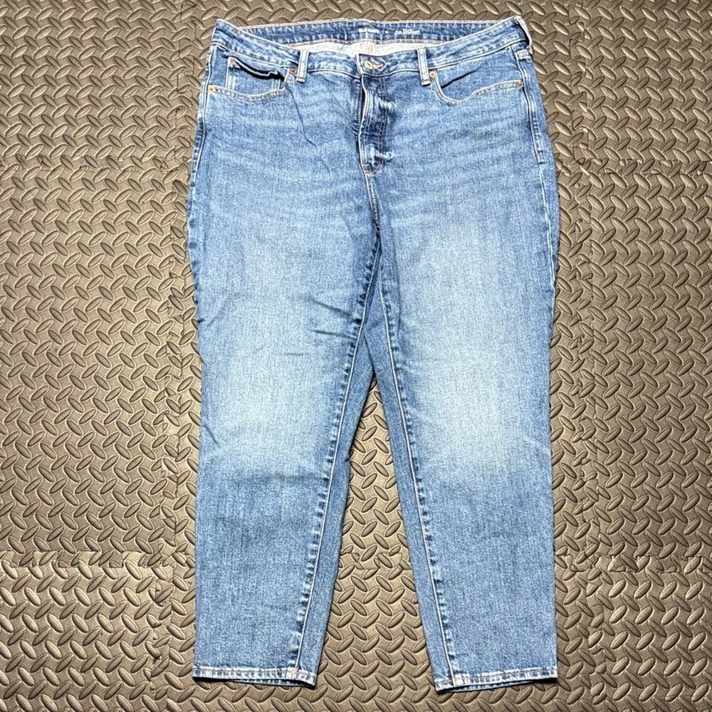 Women’s Old Navy Classic Blue O.G. Straight Jeans Size 16